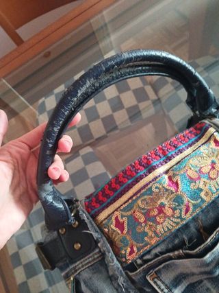 Bolso vaquero Desigual multicolor
