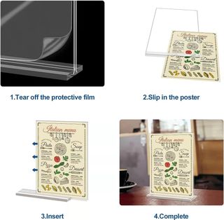 5 Porta Cartelli Acrilico A5 HB009