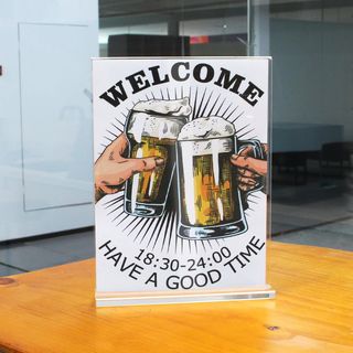 5 Porta Cartelli Acrilico A5 HB009