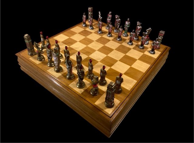 Scacchi Romani vs Barbari Italfama + scacchiera  