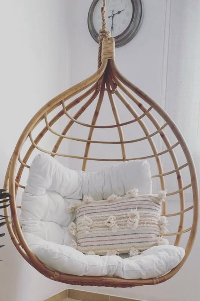 Sillón colgante bambú El Corte Inglés