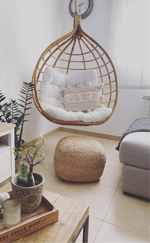 Sillón colgante bambú El Corte Inglés
