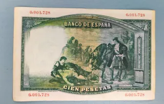 100 Pesetas 1931 Serie 0001728