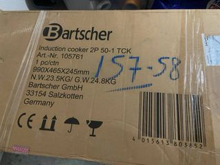 Placa de inducción Bartscher 2P 50-1 TCK