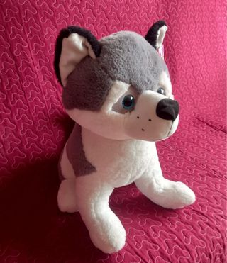 Peluche perro husky