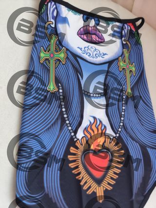 Cover face santa muerte