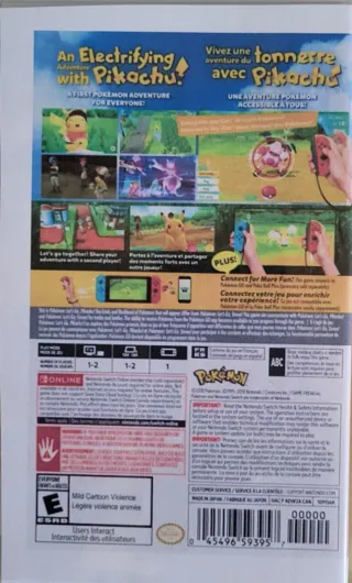 Pokemon Let's Go Pikachu Nintendo Switch