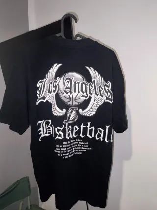 Camiseta NBA Los Angeles Lakers Negra