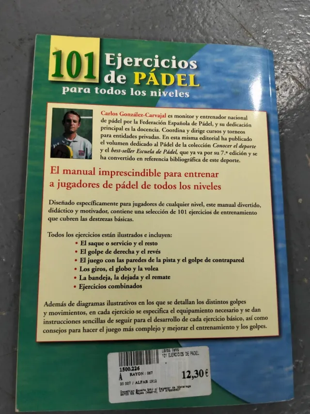 101 Ejercicios de pádel para todos los niveles