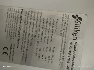 Lote 40 Paneles Fotovoltaicos.