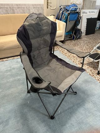 Silla plegable para playa o pesca