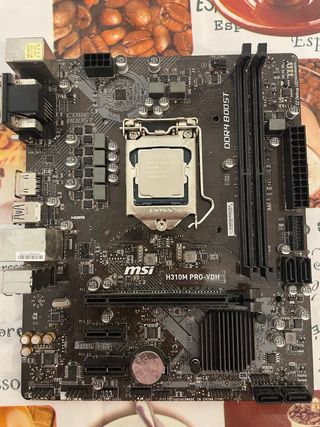 Placa Base MSI H310M PRO-VDH + CPU i5-8400