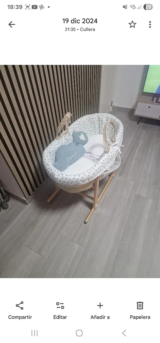 Cuco para bebé como nuevo