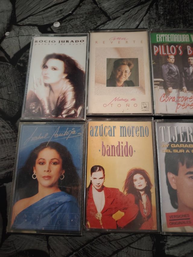 10 Cintas Cassette Flamenco y Pop Español