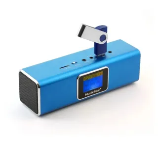 Altavoz portátil con pantalla Sonido estéreo Radio