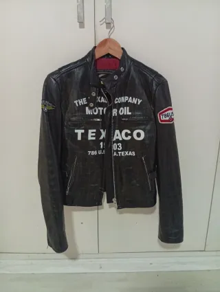 Chaqueta Biker Cuero Auténtico