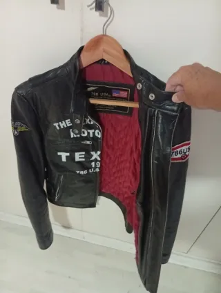 Chaqueta Biker Cuero Auténtico