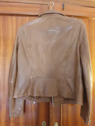 Chaqueta Biker Piel Mango