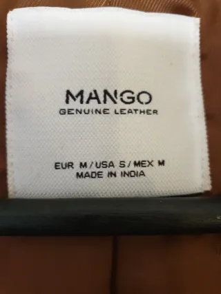 Chaqueta Biker Piel Mango