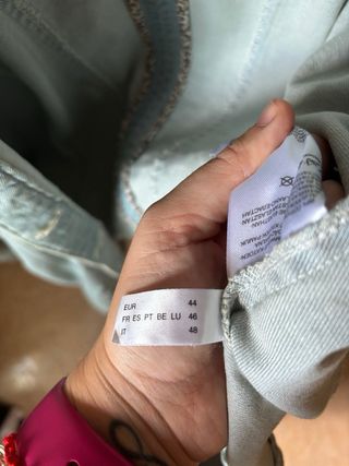Cazadora Vaquera Tachuelas Talla 44