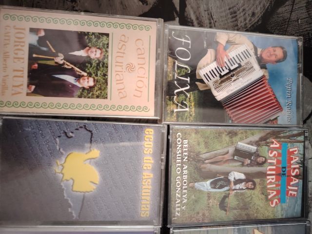 Lote 8 Casetes Música Asturiana Folk