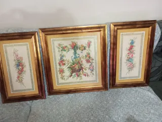 Juego de 3 cuadros decorativos