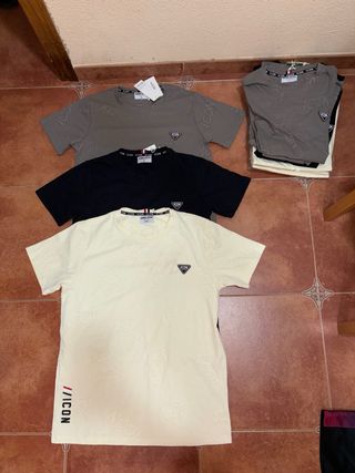 Camisetas ICON (Beige, Negro, Gris)