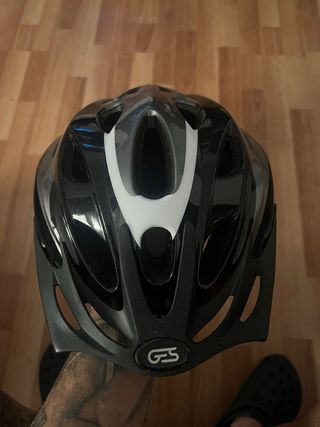 Casco GES Bicicleta Montaña Negro