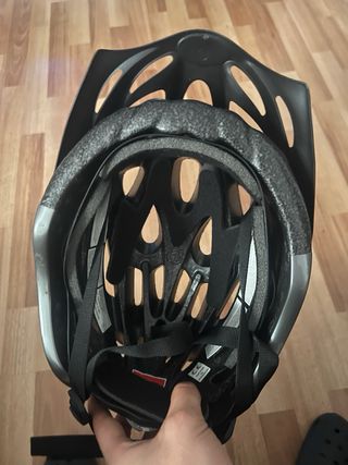 Casco GES Bicicleta Montaña Negro