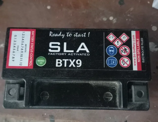 Batería Moto SLA BTX9