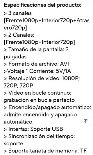 Dashcam - Cámara de salpicadero - Dash Cam WIFI