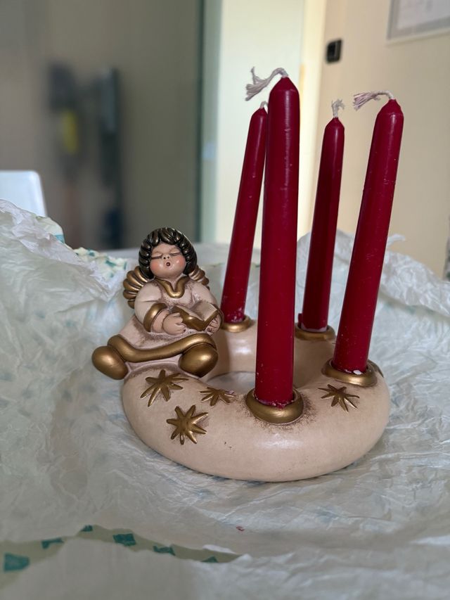 Portacandele Thun angioletto champagne