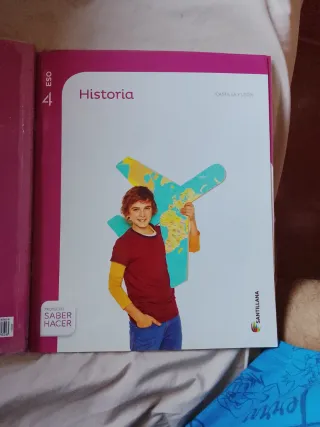 Pack de 3 libros de Historia 4º Eso. Serie Decubre
