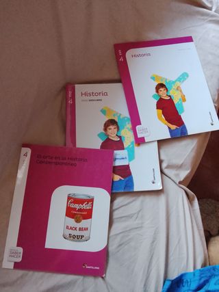 Pack de 3 libros de Historia 4º Eso. Serie Decubre
