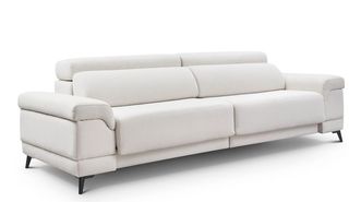 Sofá chaise longue KB blanco