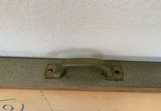 Cajón tipográfico madera y metal años 50