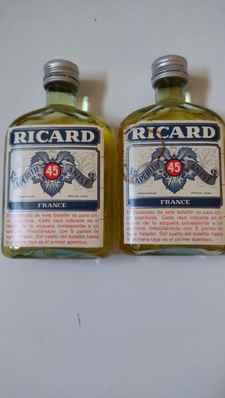 Botellas de Ricard