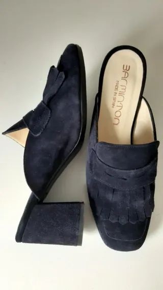 Zapatos BARMINON azul ante
