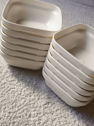 12 CUENCOS POSTRES BODEGA COMEDOR APERITIVOS BAR