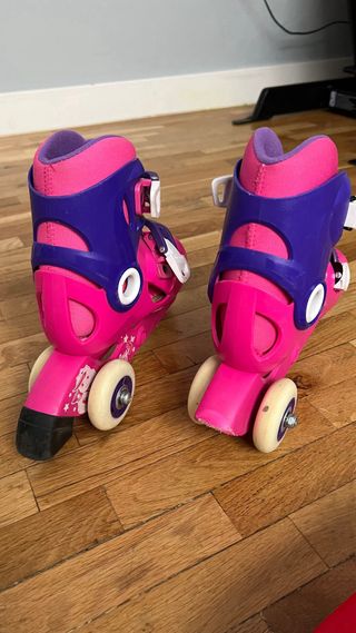 Patines y protecciones Oxelo niña y proteproteccio