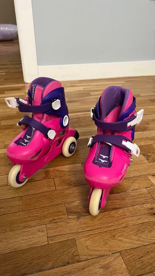 Patines y protecciones Oxelo niña y proteproteccio