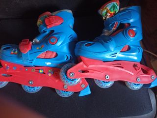 PATINES DISNEY MICKEY AJUSTABLES + SET PROTECCIÓN