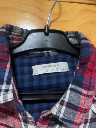 Camisa cuadros Springfield 