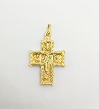 Colgante Cruz de oro de 18k, 13.99 g.