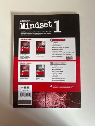 Libro 1 de bachillerato Burlington Mindset