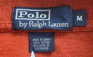 Polo Ralph Lauren Manga Larga Naranja