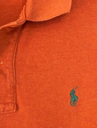 Polo Ralph Lauren Manga Larga Naranja