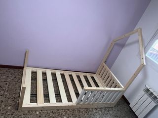 Cama Montessori Madera Natural