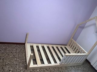 Cama Montessori Madera Natural