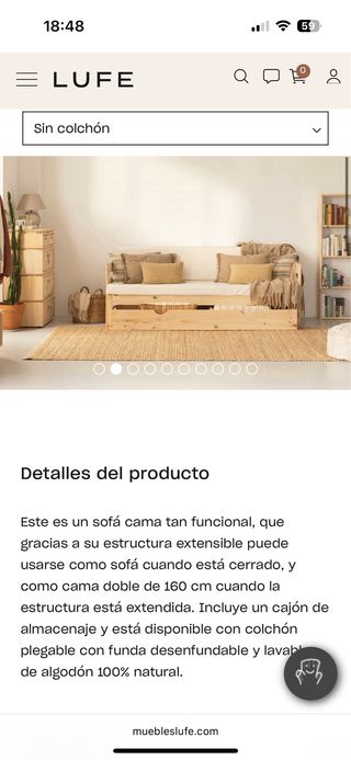 Cama infantil IKEA LUFE aesthetic 